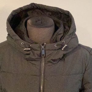 Madalyn & Me, black puffy coat, super warm, double zippers, size L